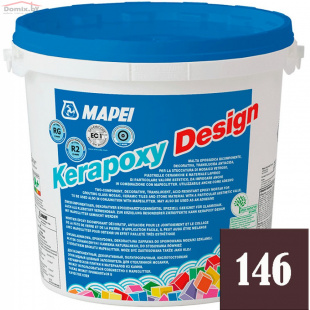 Фуга для плитки Mapei Kerapoxy Design N146 горький шоколад (3 кг)